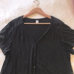 Old Navy Top Black XL